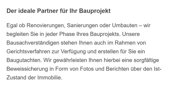 Bausachverständiger für  Liederbach (Taunus), Bad Soden (Taunus), Sulzbach (Taunus), Kelkheim (Taunus), Hattersheim (Main), Eschborn, Kelsterbach oder Kriftel, Schwalbach (Taunus), Hofheim (Taunus)