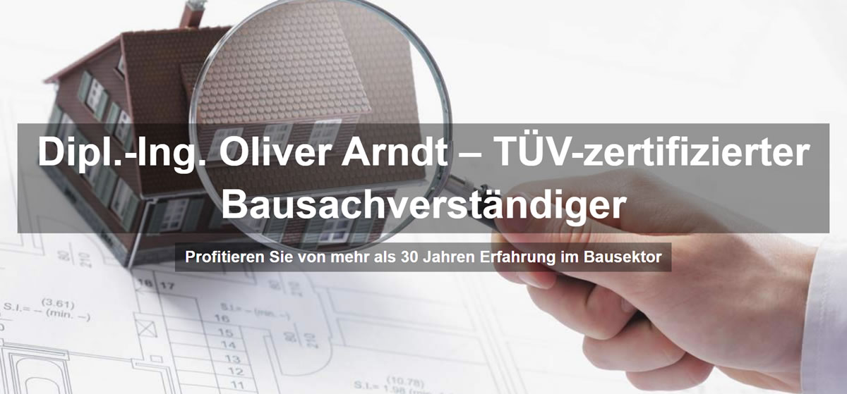 Baugutachter Gießen | ↗️ Oliver Arndt Sachverständigenbüro: Immobiliensachverständiger, Immobilienbewertung, Baugutachten, Wertermittlung